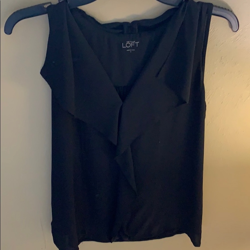 Black Ann Taylor Loft Blouse
